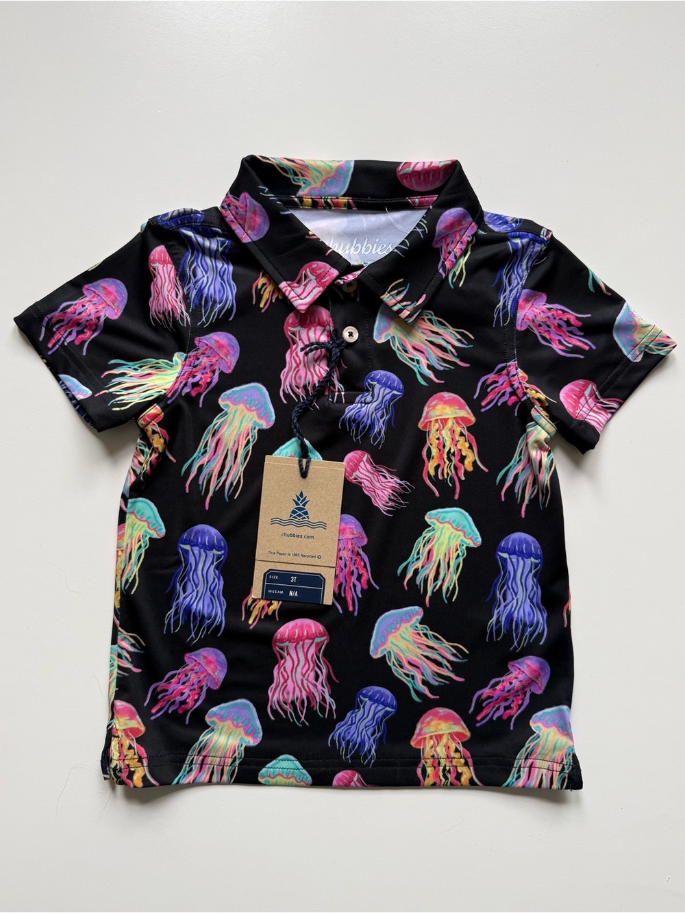 Chubbies Boys “Lil Don’t Be Jelly” Performance Polo - Size 3T